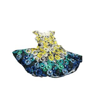 Maggy London Petite Floral Fit Flare Dress size 4P SKU 8920